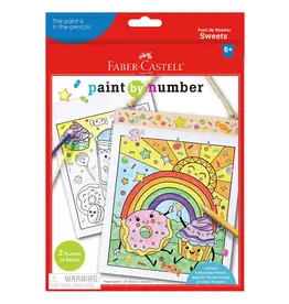 Faber Castell Paint By Number Sweets Wall Art