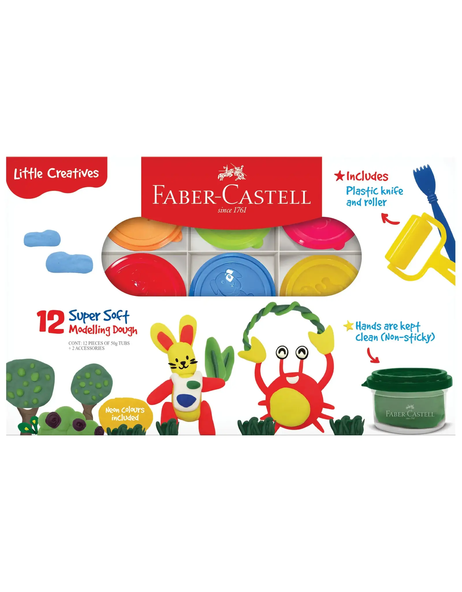 Faber Castell Modelling Dough Set of 12