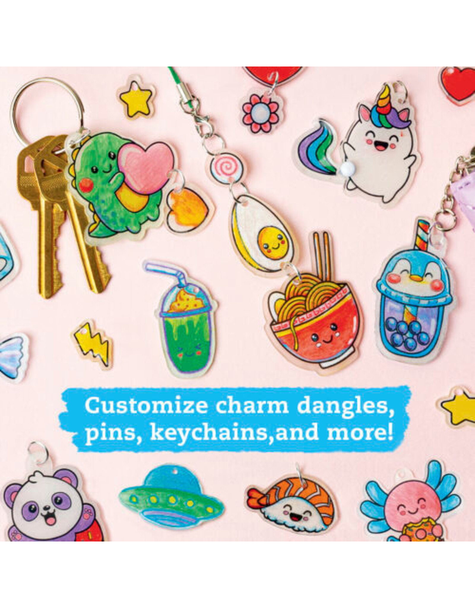 Klutz Klutz: Color & Shrink Charms: Kawaii Style