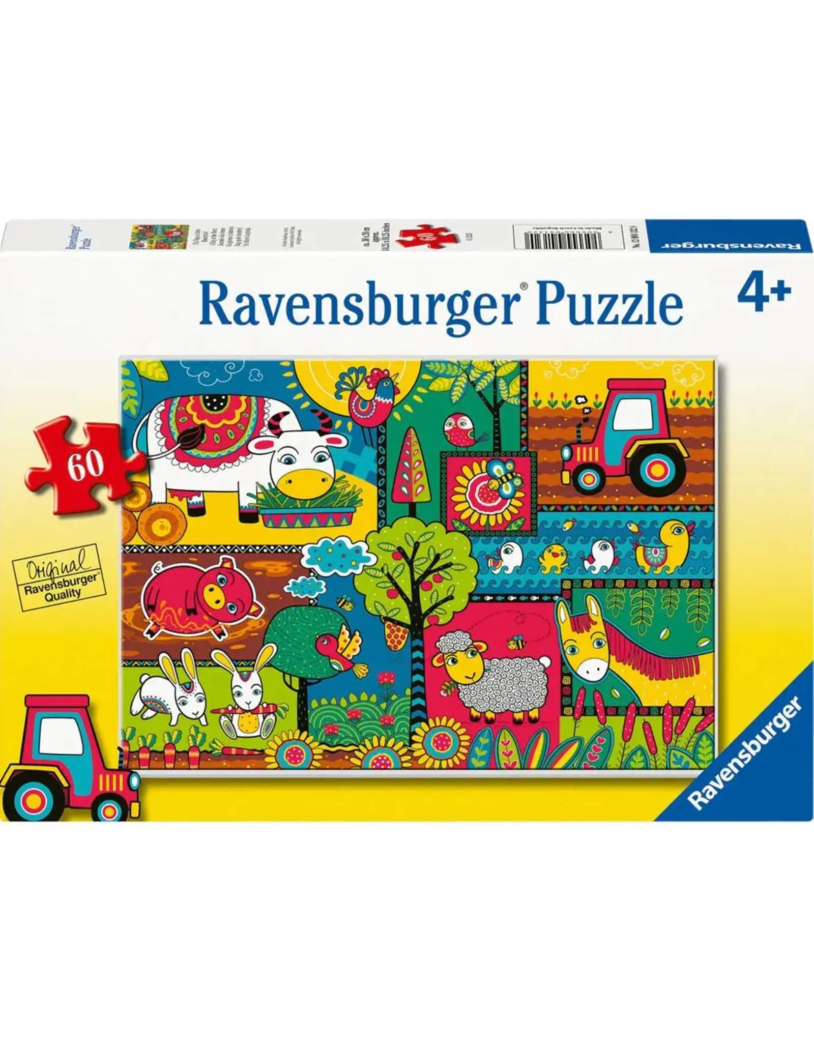 Ravensburger A Day At The Farm  60 Piece Puzzle