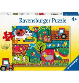 Ravensburger A Day At The Farm  60 Piece Puzzle
