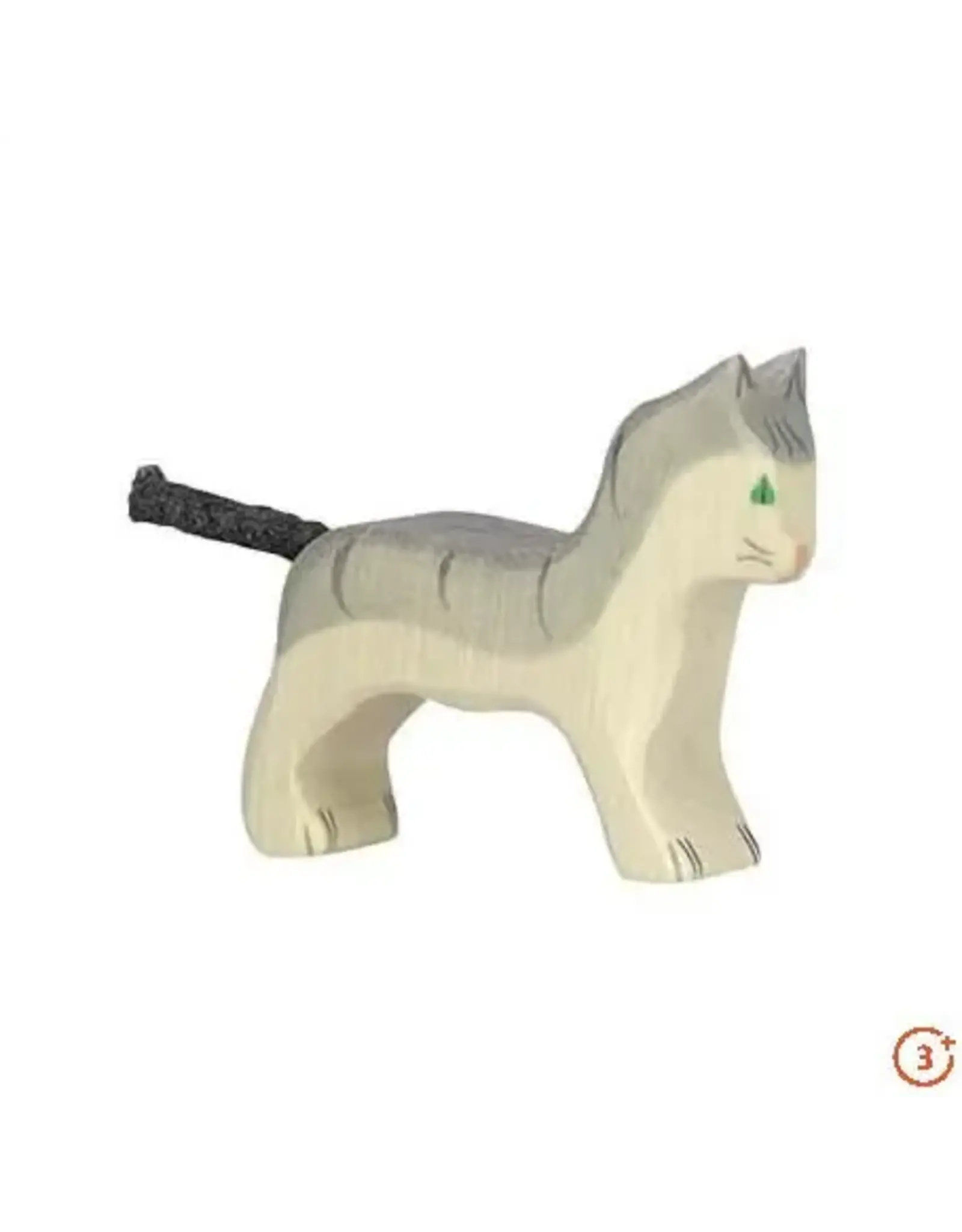 Holztiger Cat, Small, Grey