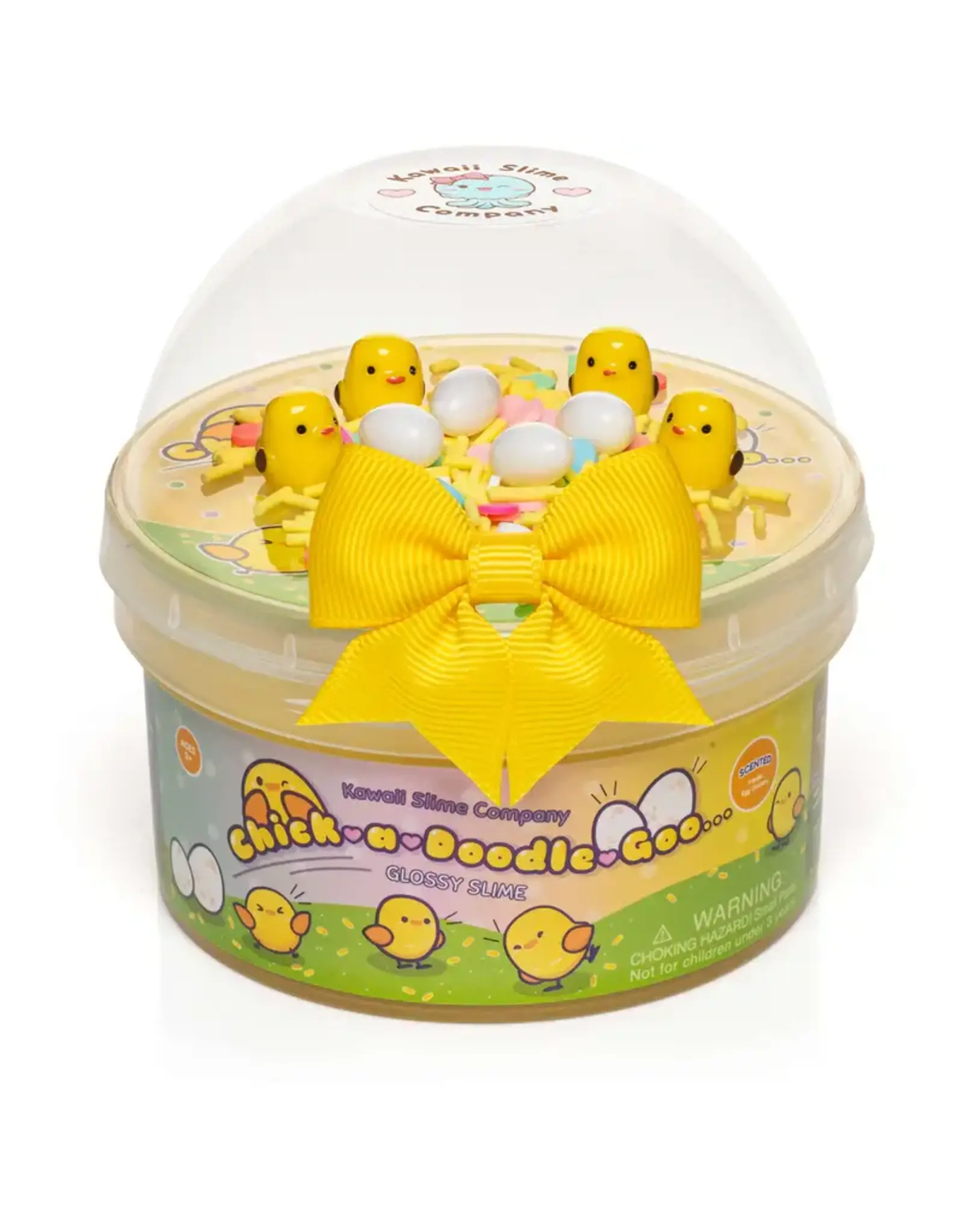 Kawaii Slime Chick-A-Doodle-Goo Glossy Slime