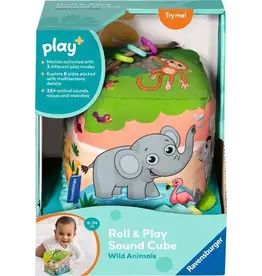 Ravensburger Roll & Play Sound Cube Wild Animals