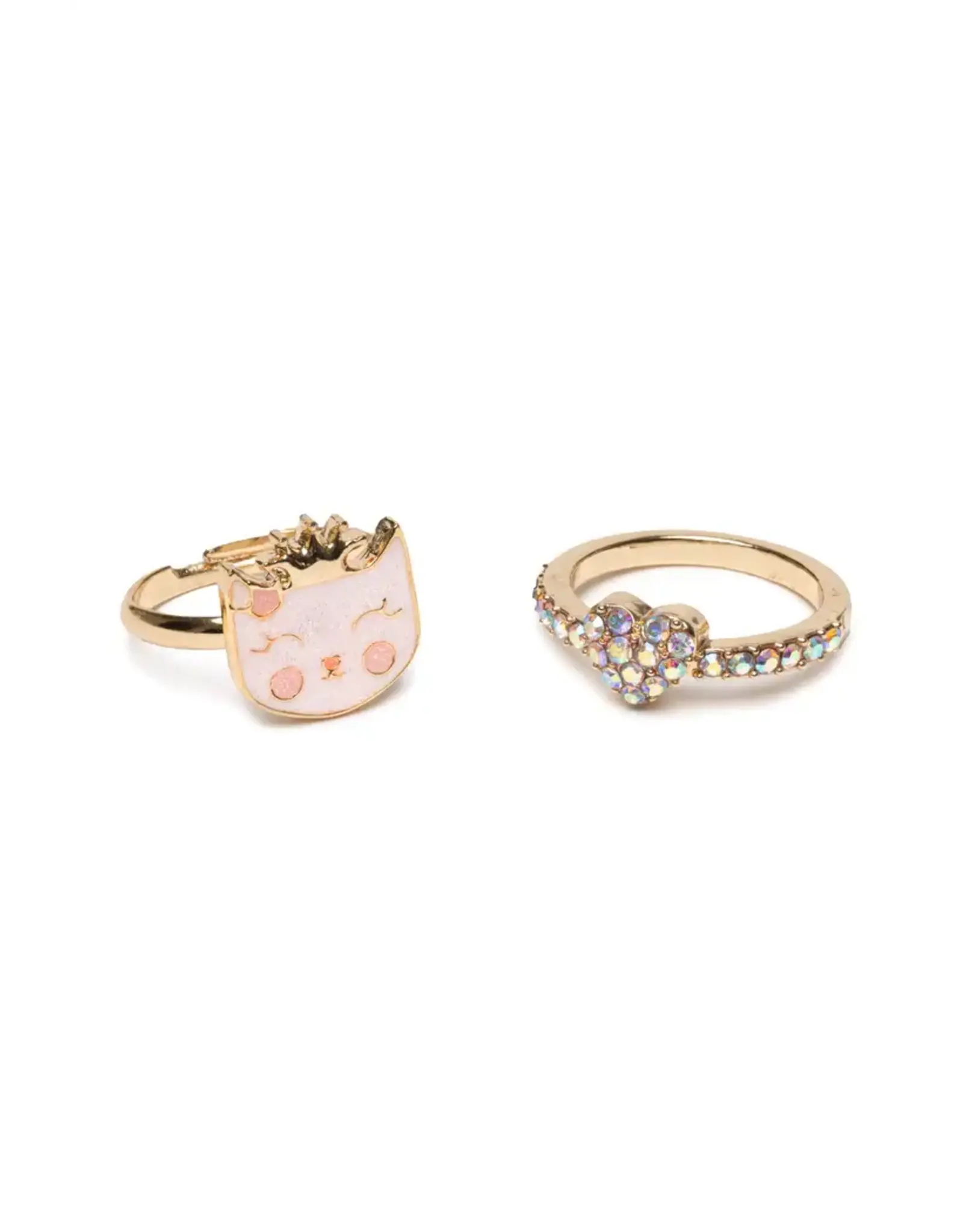 Great Pretenders Boutique Kitty Love Ring Set 2 Piece Set