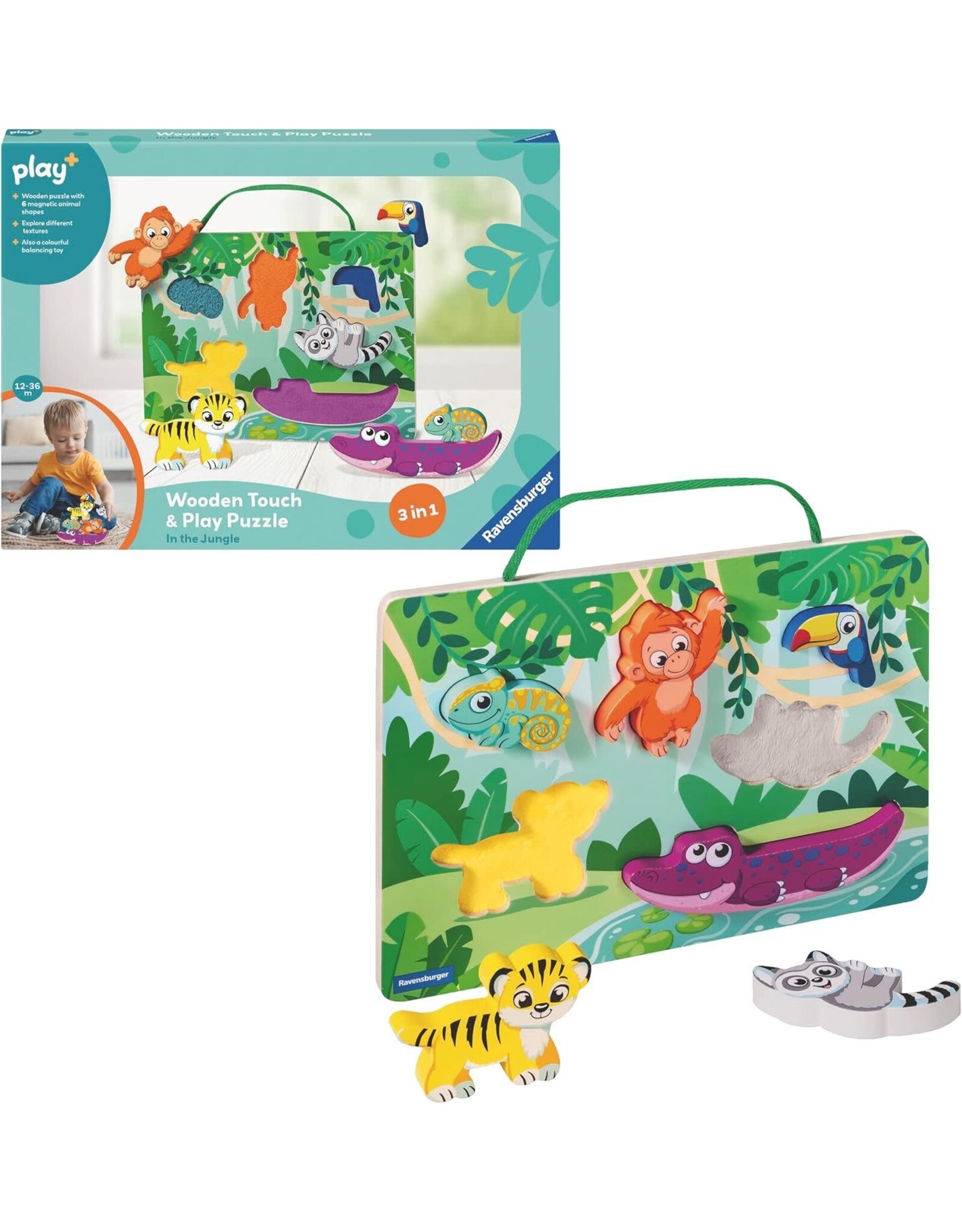 Ravensburger Wooden Touch & Play Puzzle