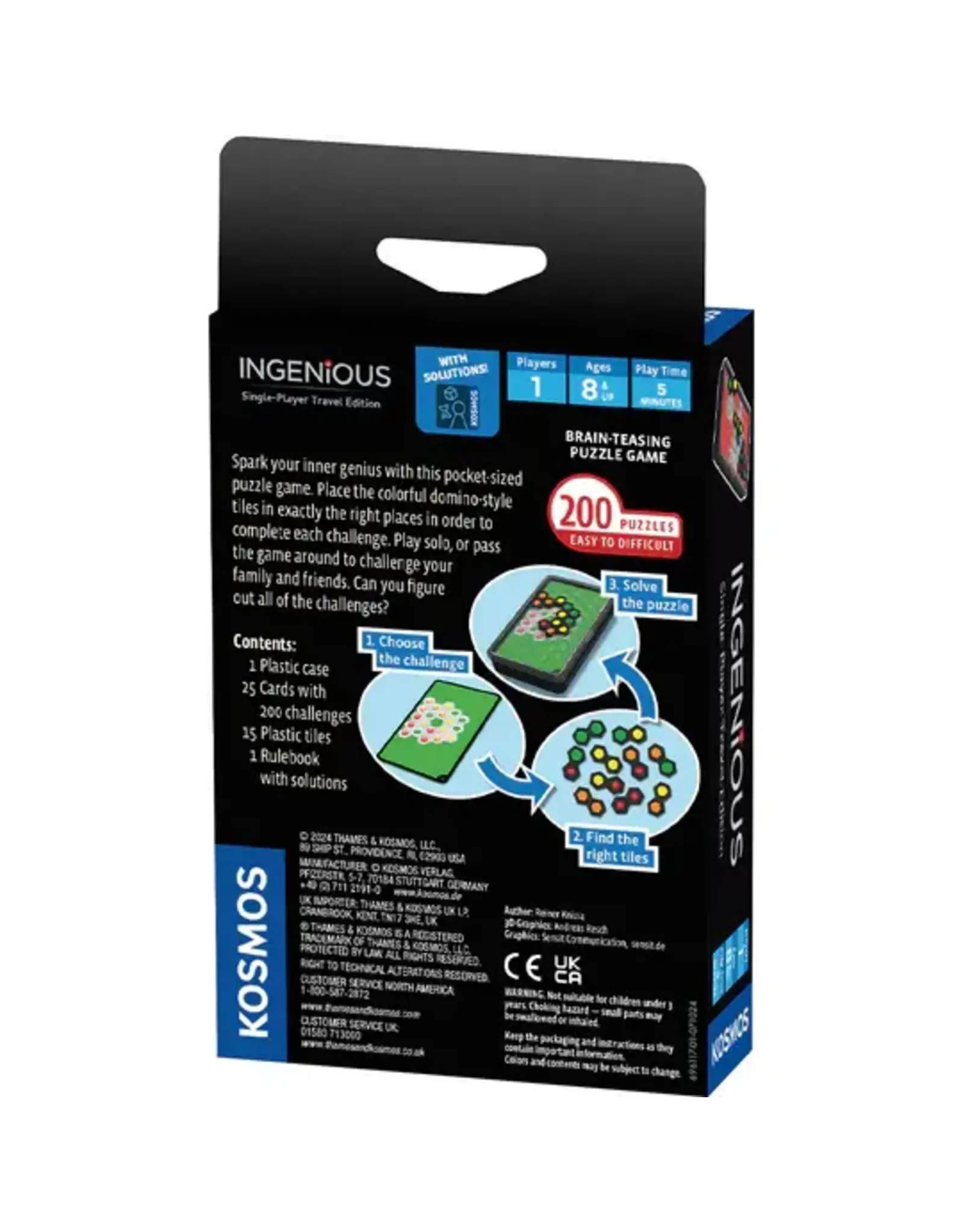 Thames & Kosmos Ingenious, Travel Edition Single Player