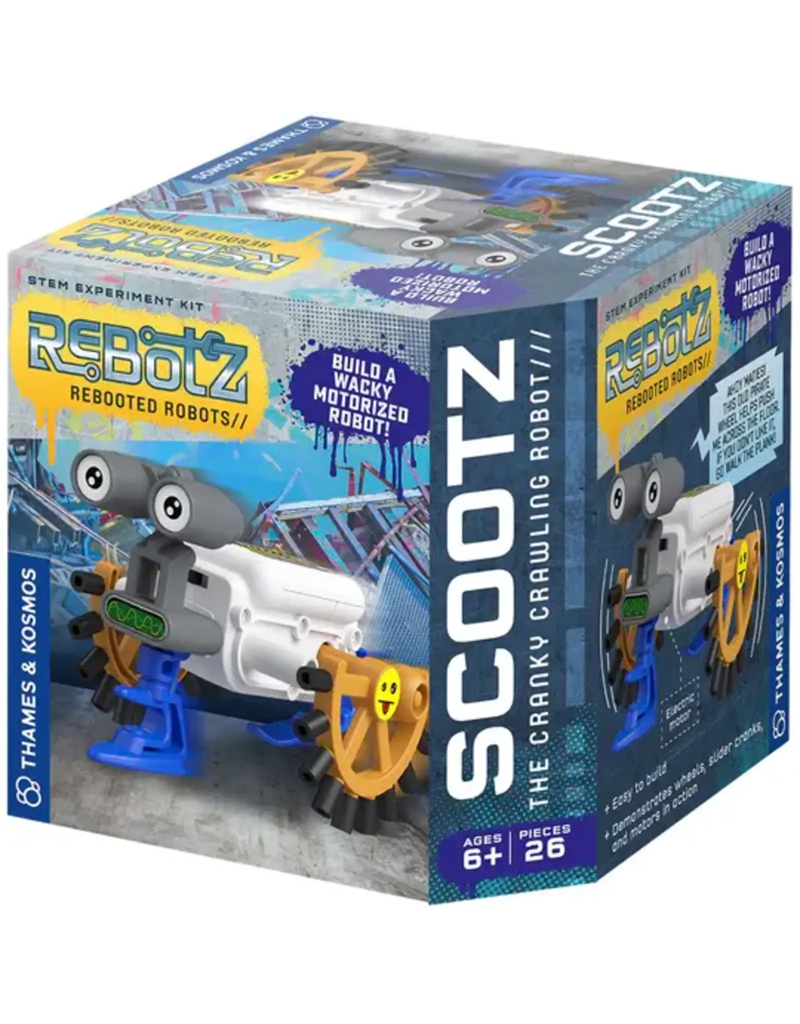 Thames & Kosmos ReBotz: Scootz, The Cranky Crawling Robot