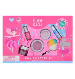 Klee Naturals Klee Kids Pink Ballet Fairy Natural Mineral Deluxe Play Make-up Kit