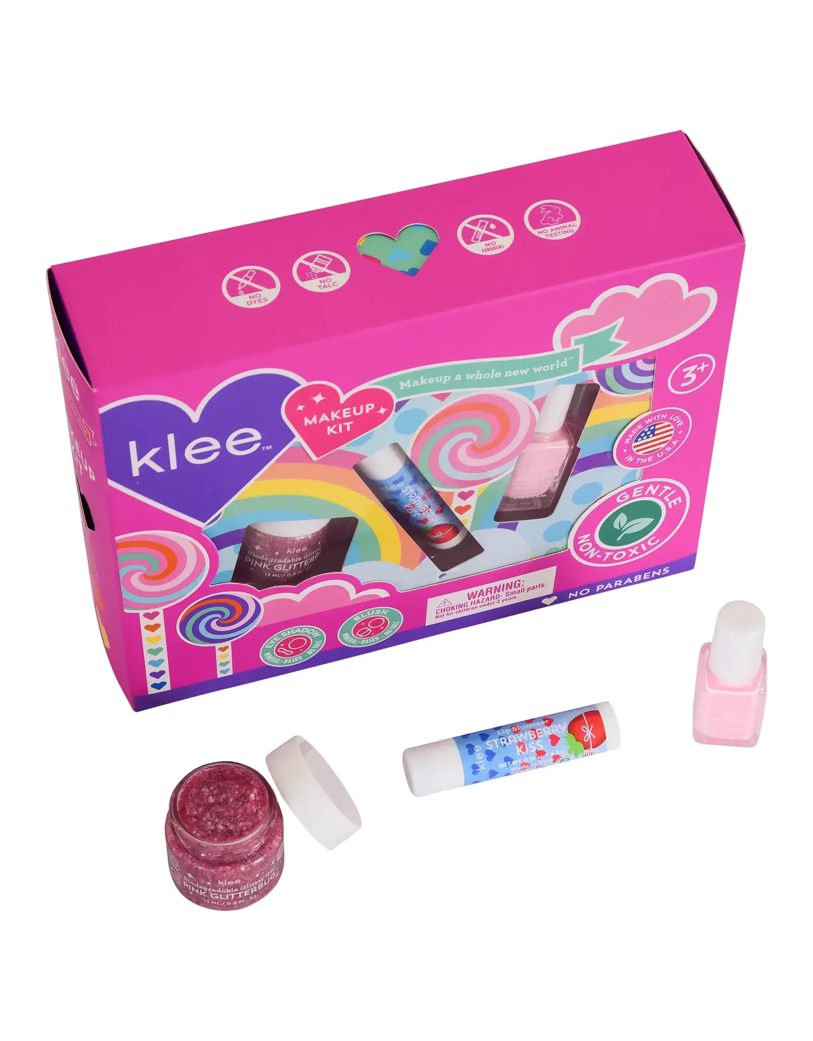 Klee Naturals Klee Natural Spinning Pink Makeup Kit