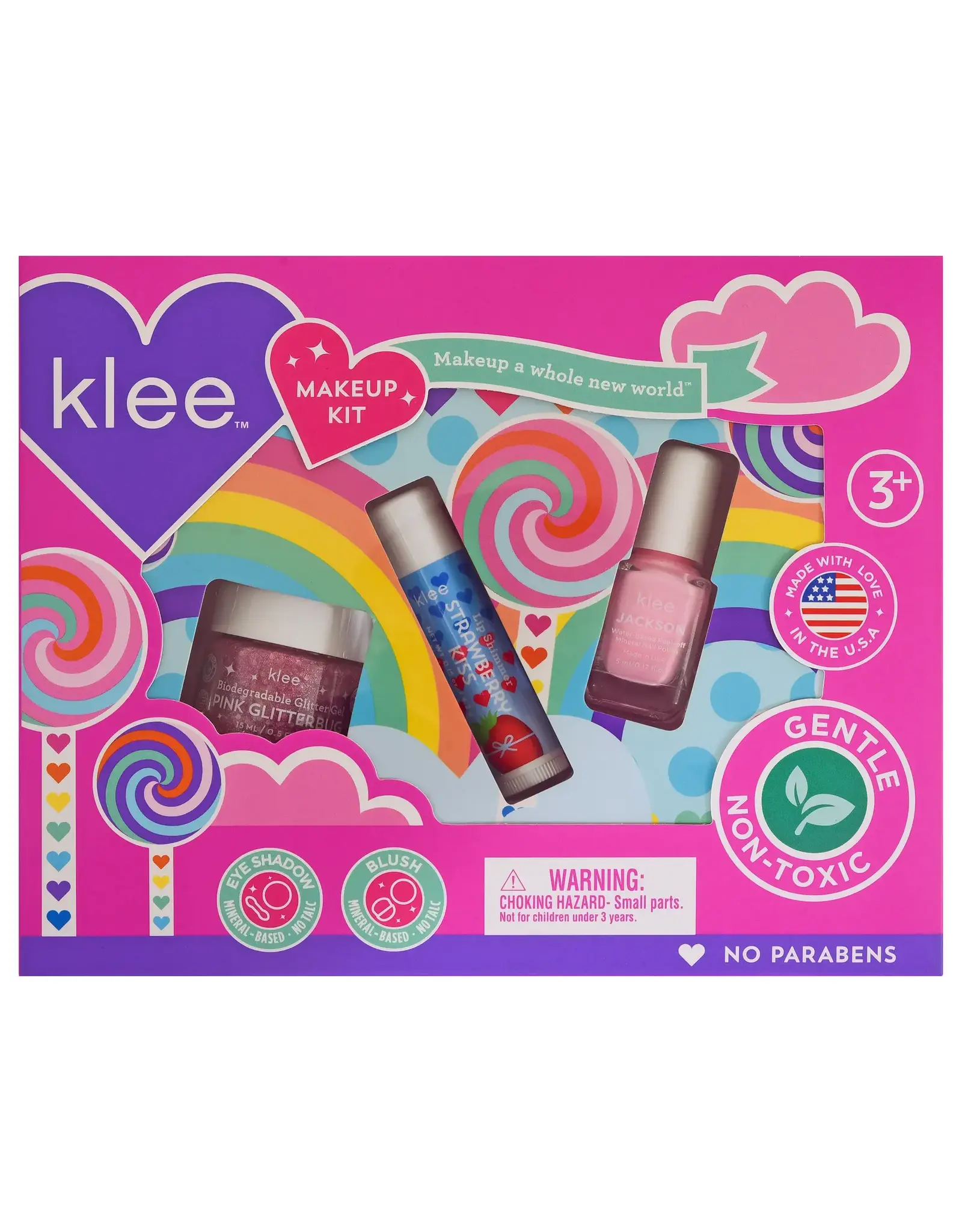 Klee Naturals Klee Natural Spinning Pink Makeup Kit