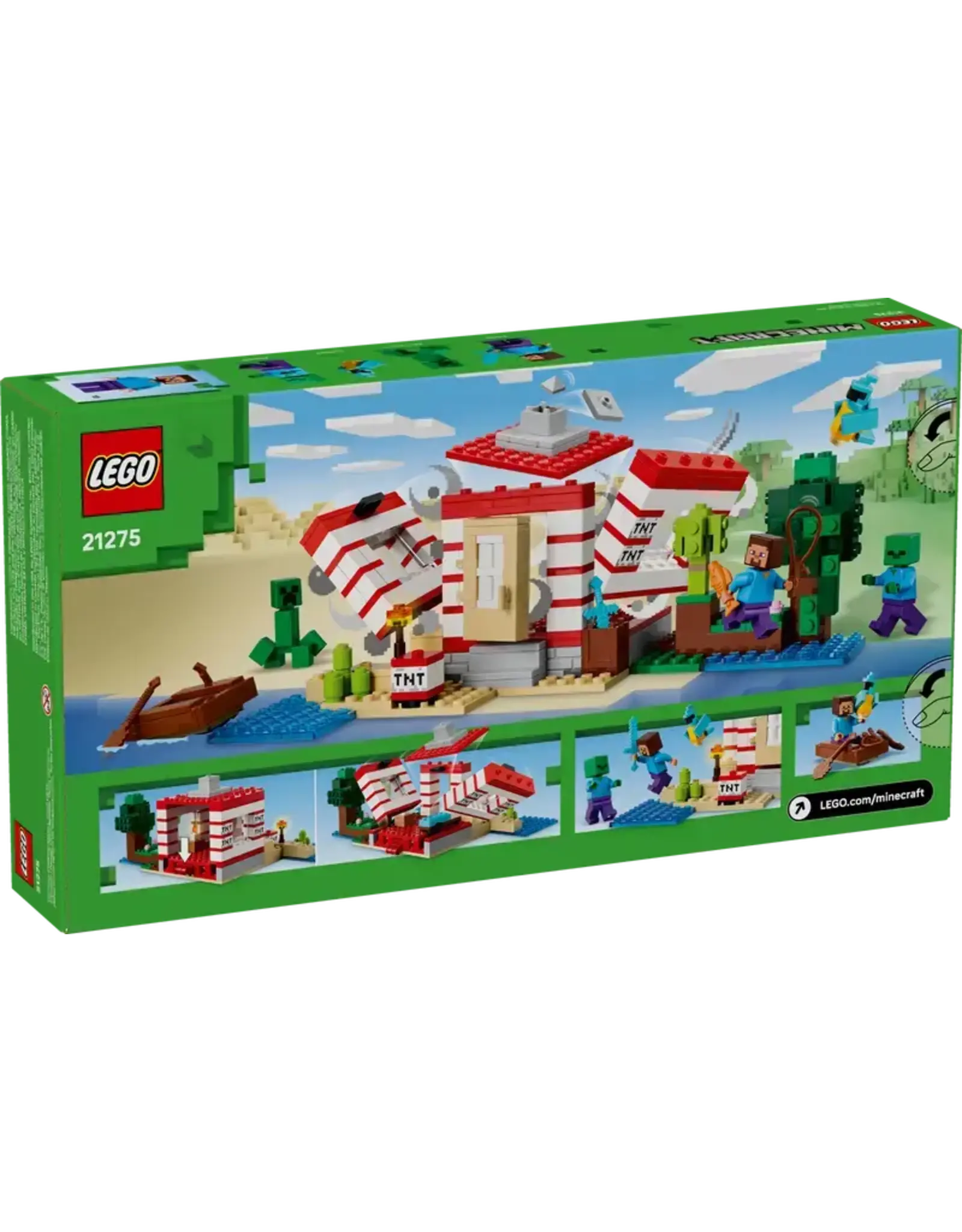 LEGO LEGO Minecraft The TNT Jungle House