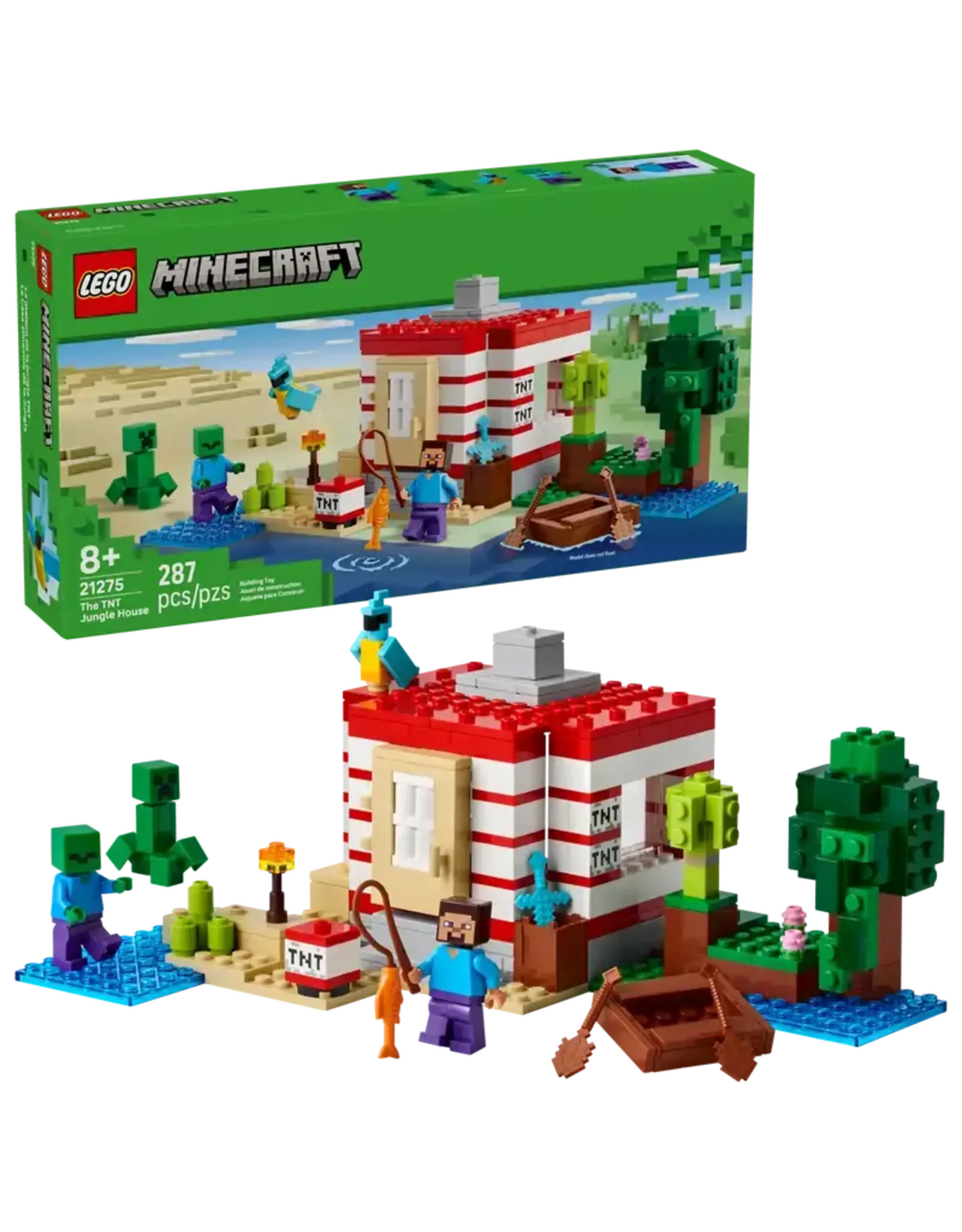 LEGO LEGO Minecraft The TNT Jungle House