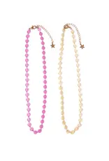 Great Pretenders Boutique Chic Pink Lemonade Necklace