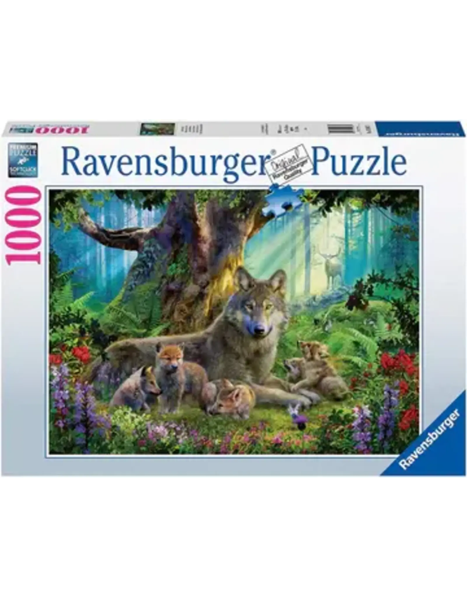 Ravensburger 1000 Pieces Wolves In The Forest Puzzle