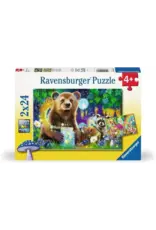Ravensburger Lovable Woodland Friends 2x24 Piece Puzzle