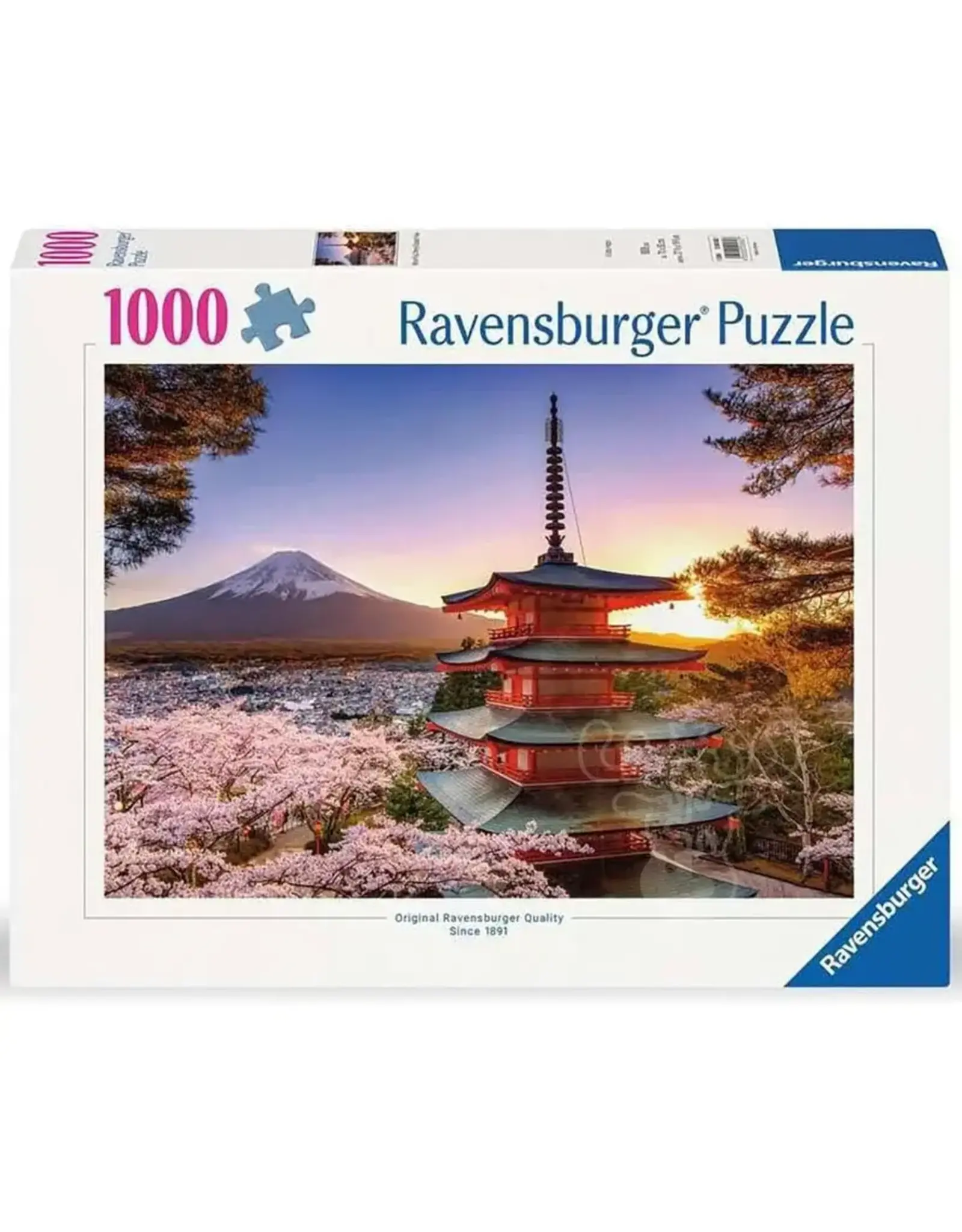 Ravensburger Mount Fuji Cherry Blossom View 1000 Piece Puzzle