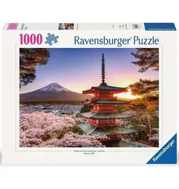 Ravensburger Mount Fuji Cherry Blossom View 1000 Piece Puzzle