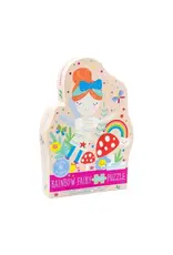 Floss and Rock 20 Pieces Jigsaw In Shaped Box Rainbow Fairy