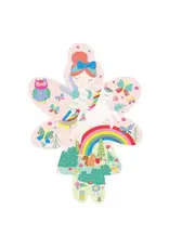 Floss and Rock 20 Pieces Jigsaw In Shaped Box Rainbow Fairy