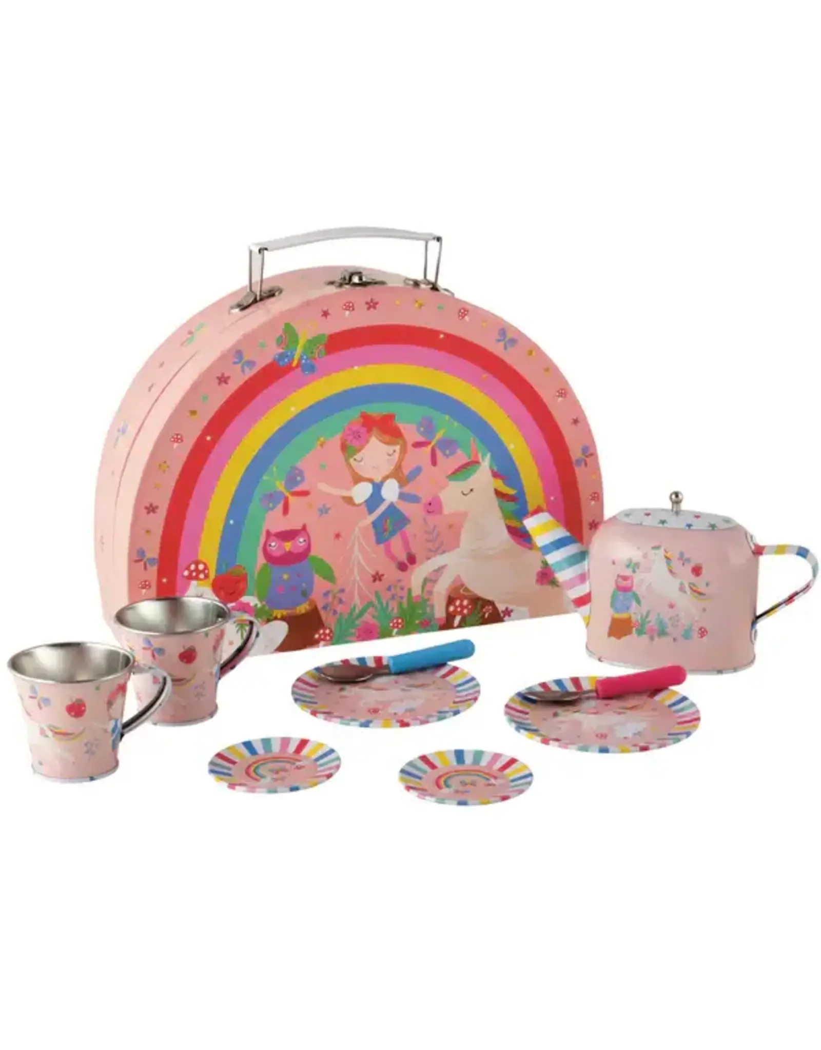 Floss and Rock Rainbow Fairy Tin Tea Set