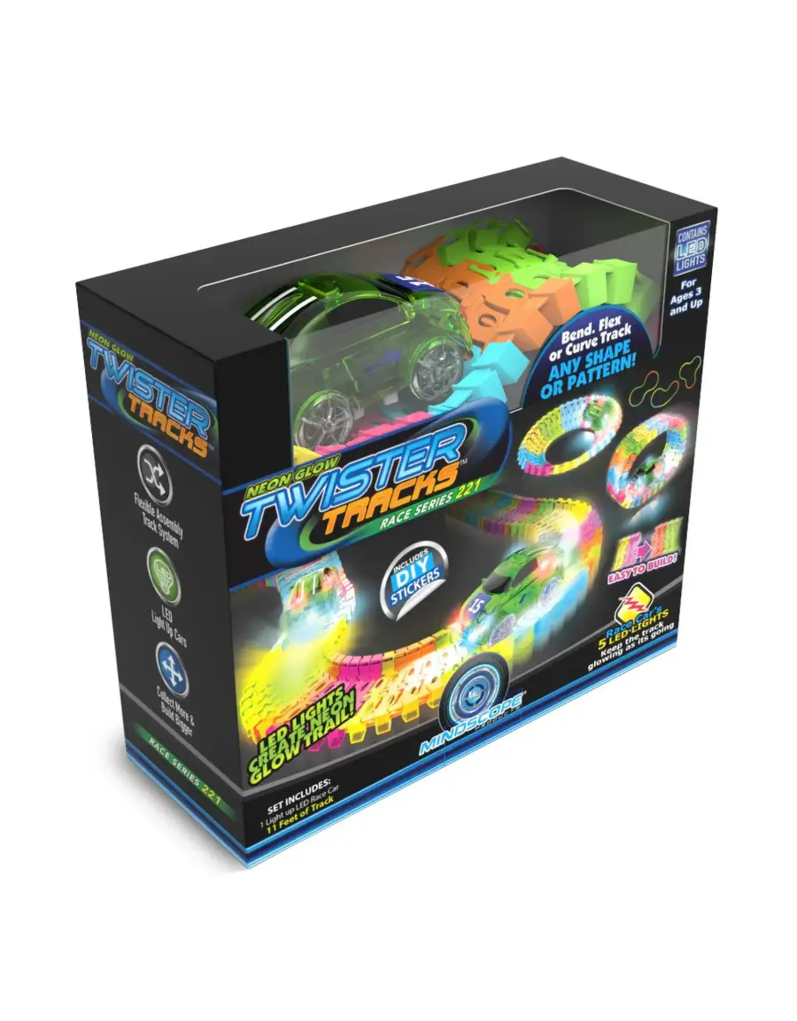 Mindscope Products Neon Glow Twister Tracks 221