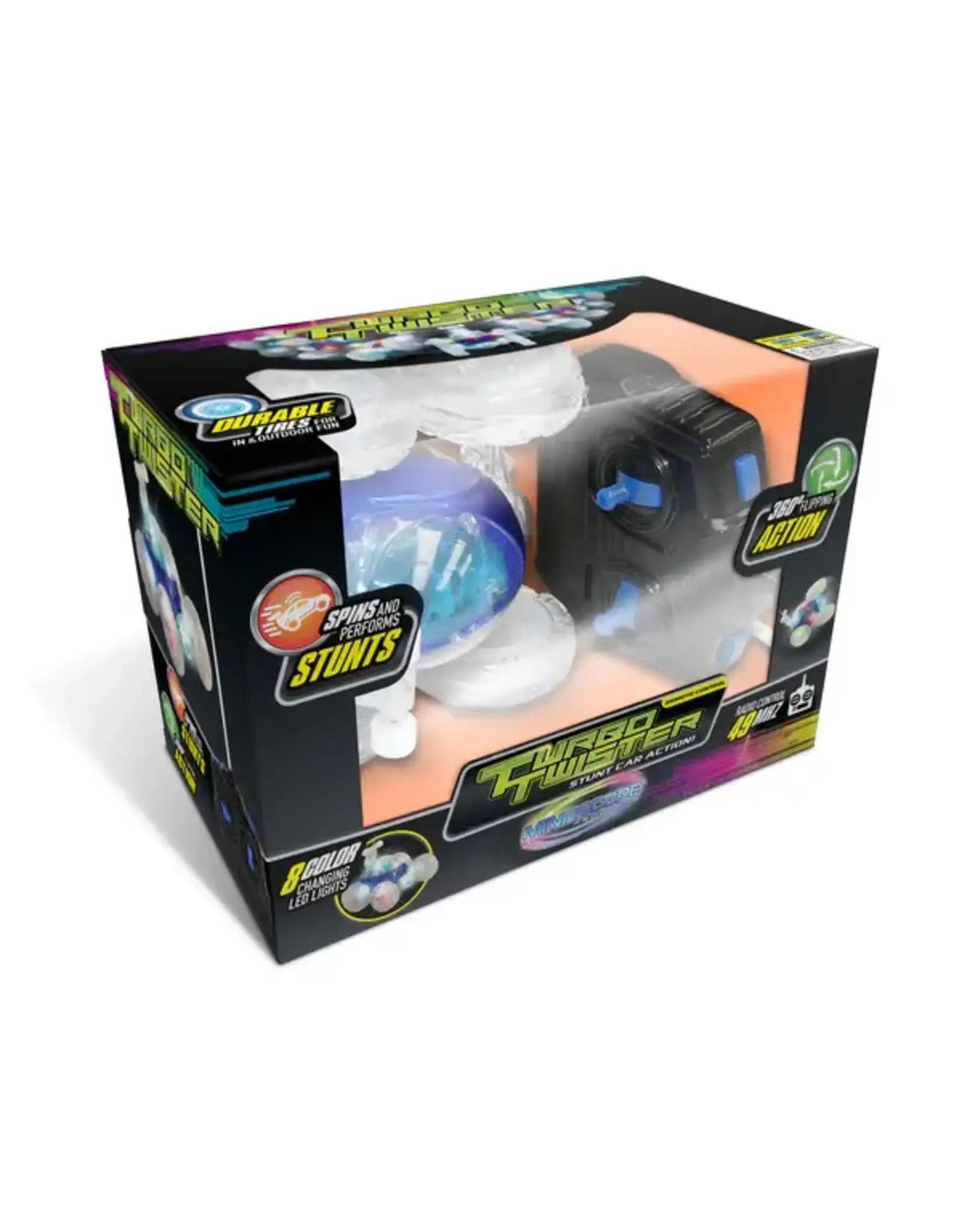 Mindscope Products Turbo Twisters RC Stunt Car Blue