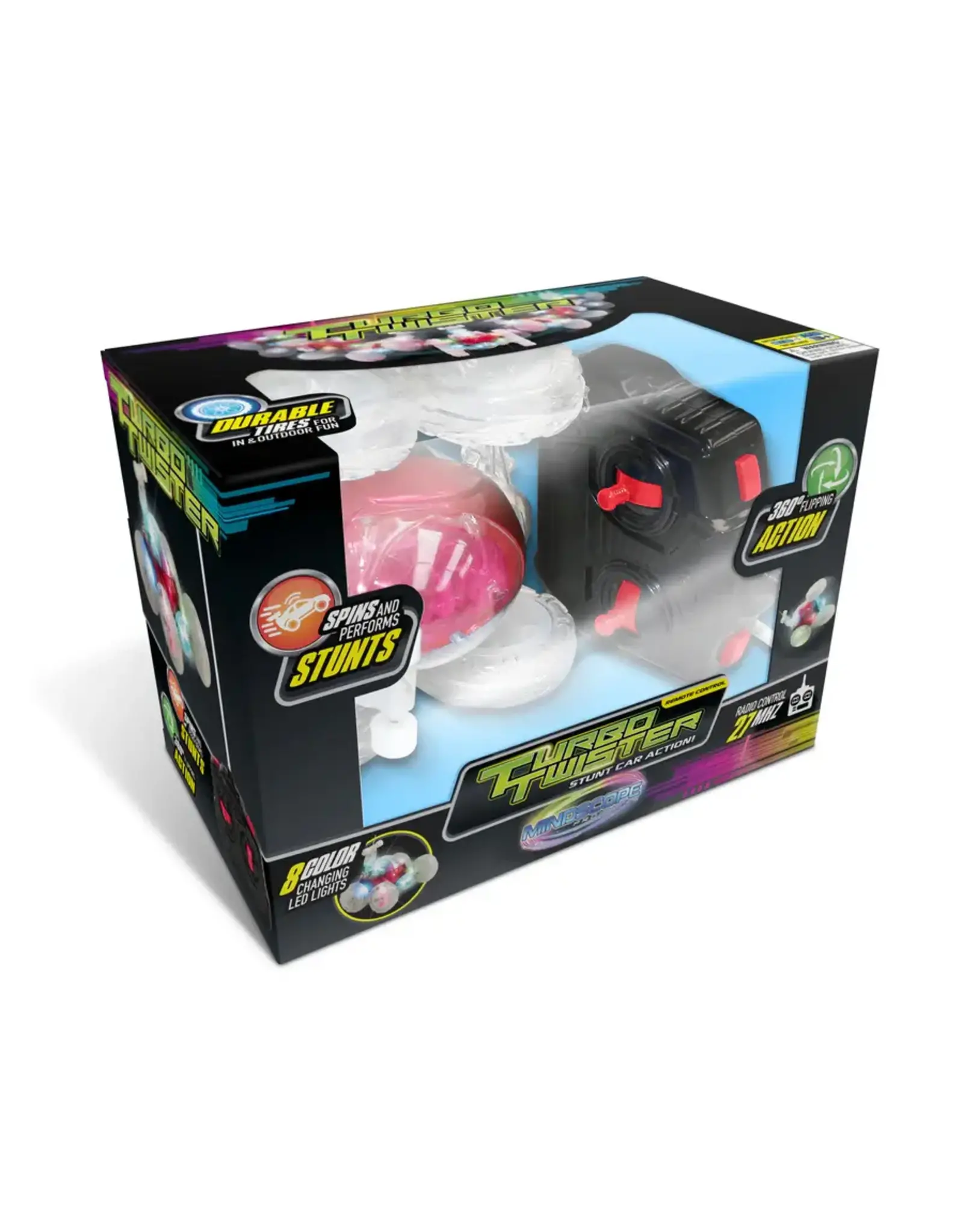 Mindscope Products Turbo Twister Red Stunt Race Car Vehicle