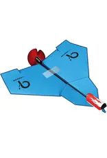 PowerUp Toys Powerup 2.0 Electric Paper Airplane Kit Blue