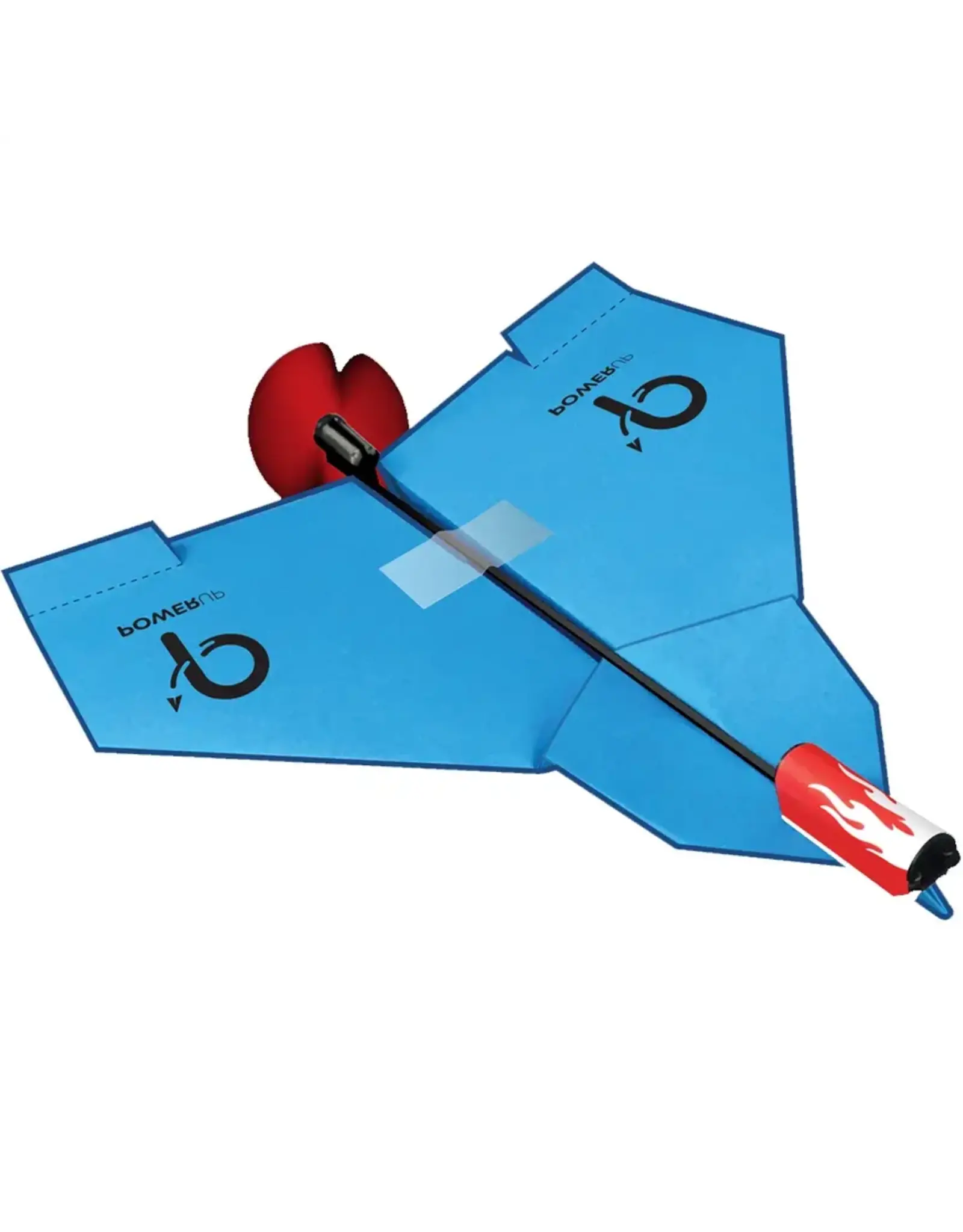 PowerUp Toys Powerup 2.0 Electric Paper Airplane Kit Blue