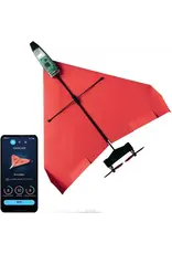 PowerUp Toys Powerup 4.0 Smartphone Controlled Paper Airplane Kit Red