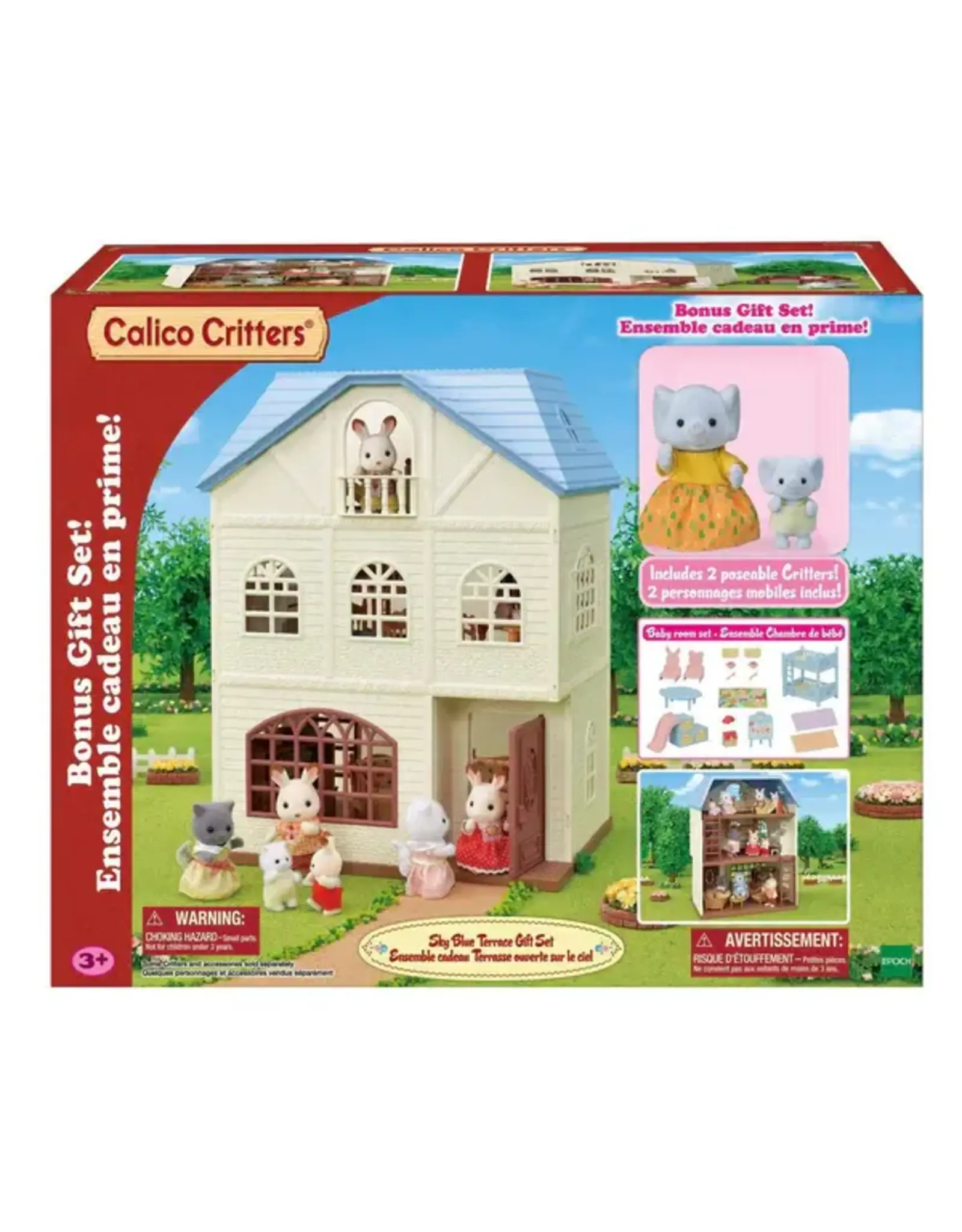 Calico Critters Calico Critters Sky Blue Terrace Gift Set