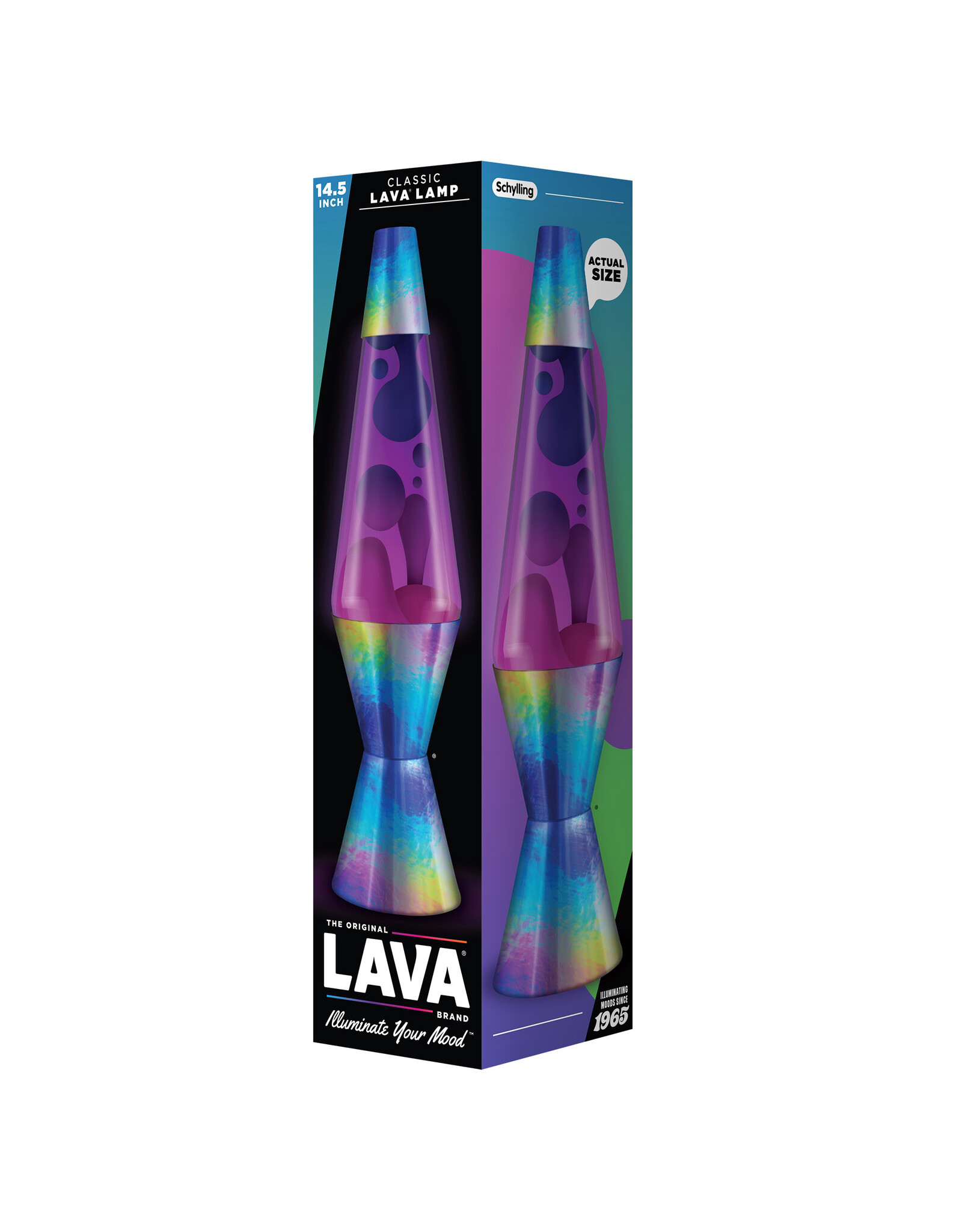Schylling Lava Lamp Chameleon Color Shift Purple Pink 14.5"