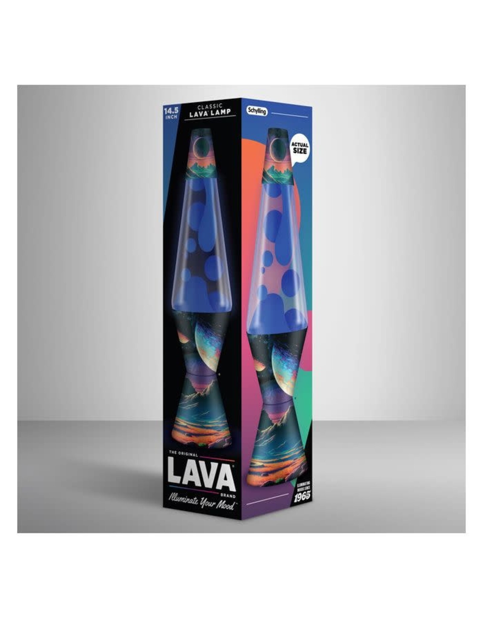 Schylling 14.5" Lava Lamp New World Discovery Blue