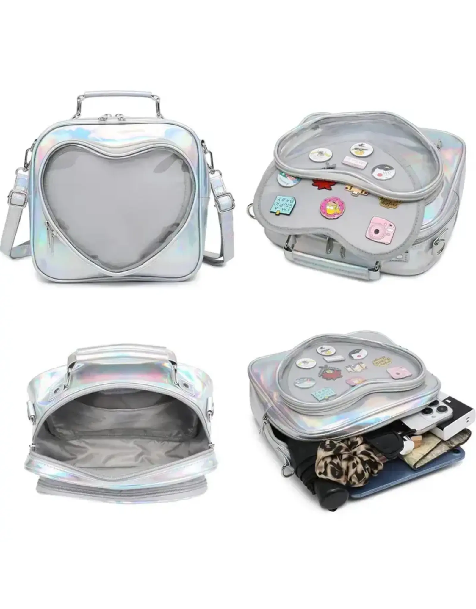 Mavi Bandz Clear Heart Laser Bag