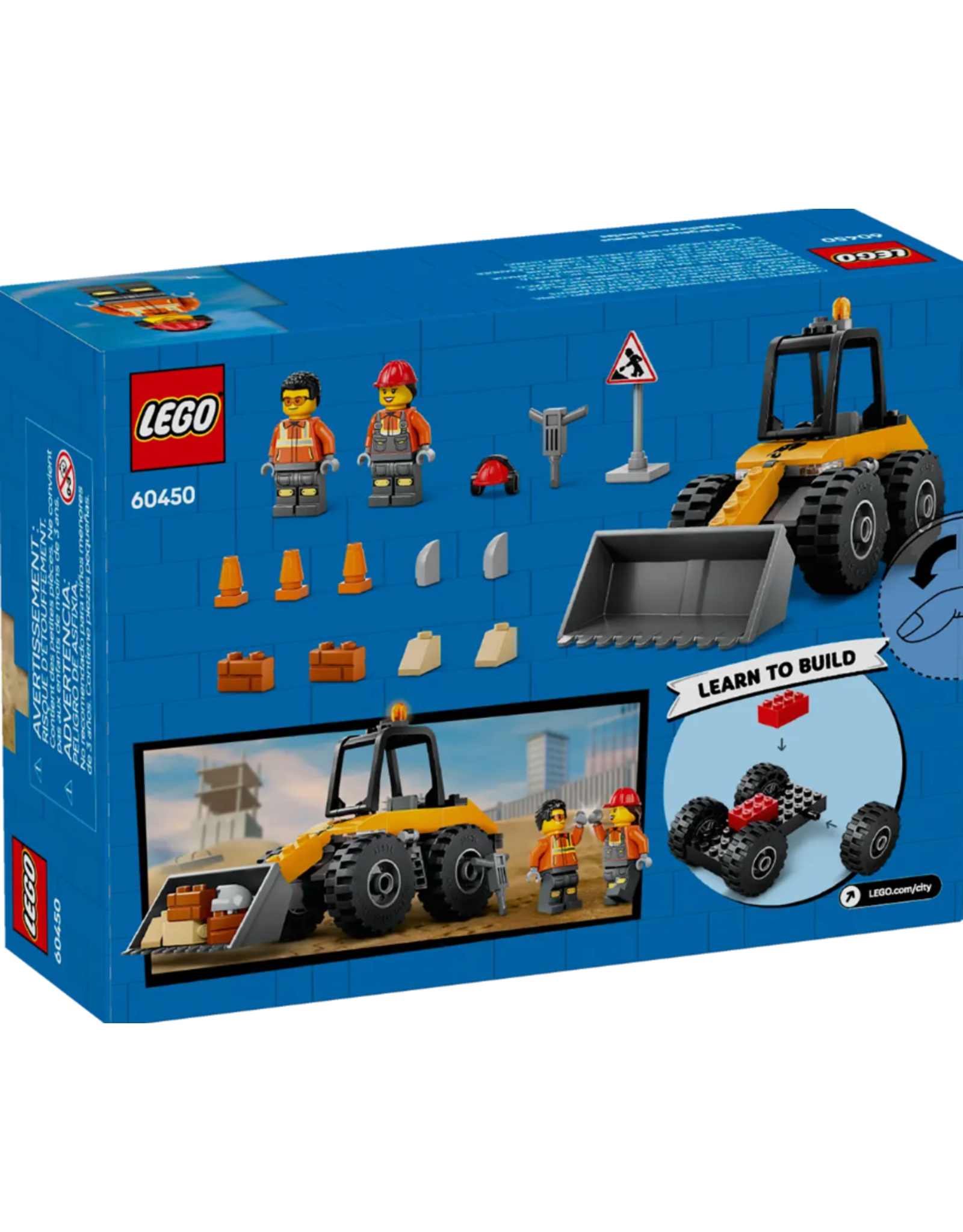 LEGO LEGO City Yellow Construction Wheel Loader