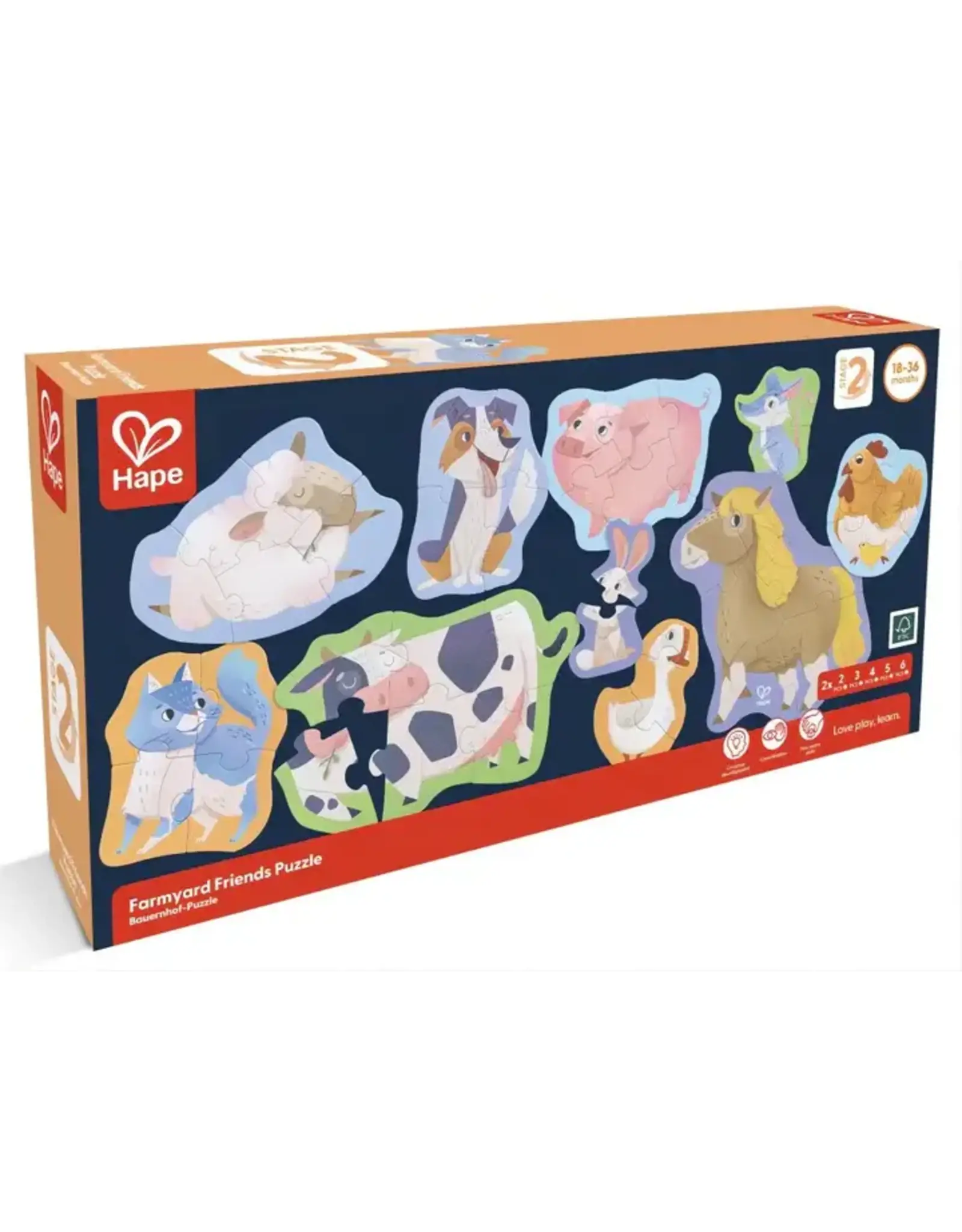 Hape Farmyard Friends Puzzle