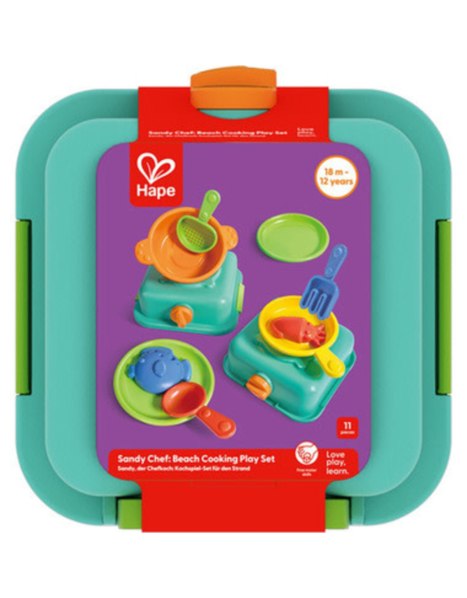 Hape Sandy Chef Beach Cooking Play Set