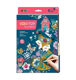 Avenir Scratch Book Large Secret Garden