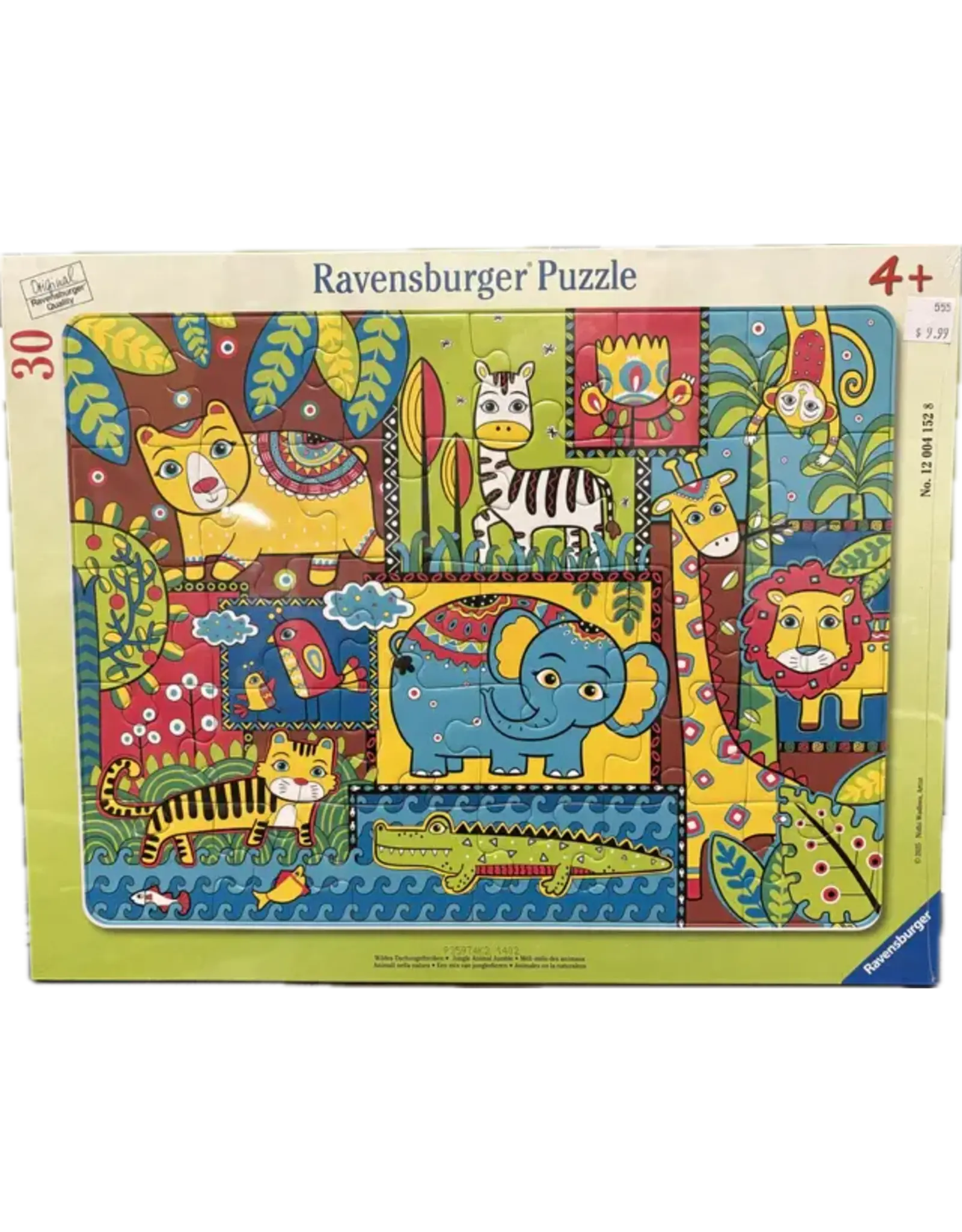 Ravensburger Jungle Animal Jumble 30 Piece Puzzle