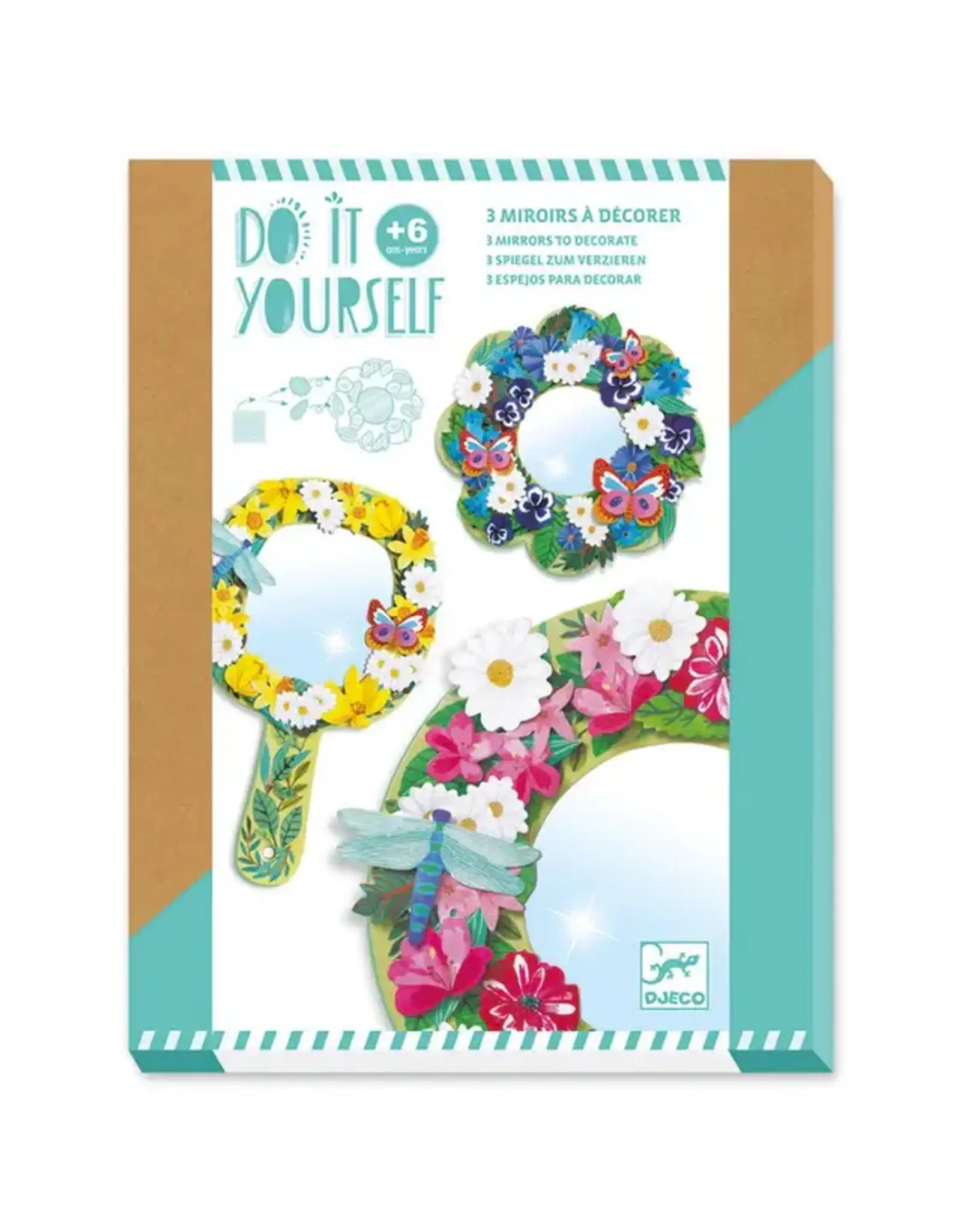 Djeco DIY Mirrors to Decorate Pretty Flowers