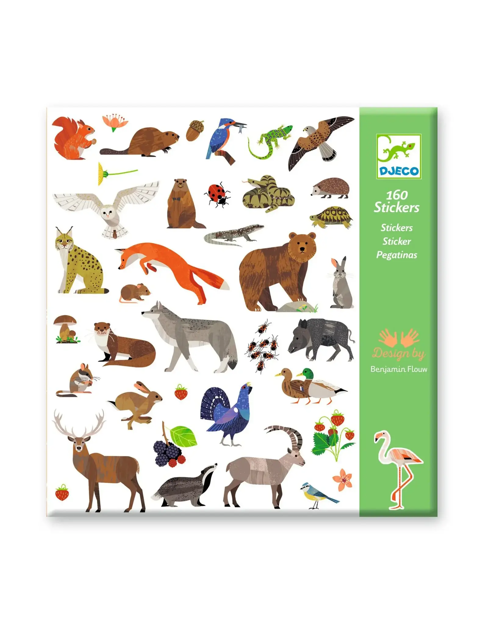 Djeco Stickers Fauna