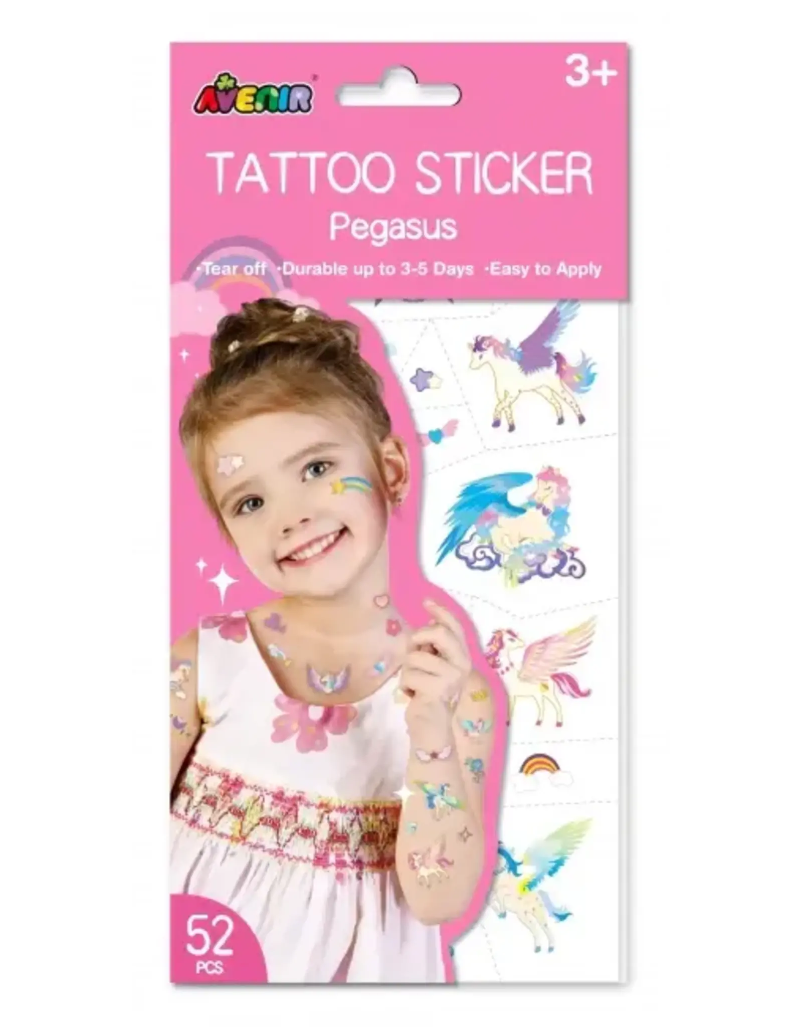 Avenir Tattoo Sticker Pegasus