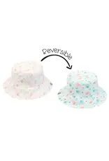 FlapJackKids Reversible Patterned Sun Hat Dolphin Jellyfish 2-4Y