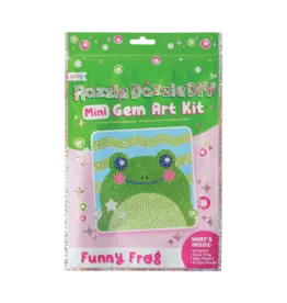 Ooly Razzle Dazzle DIY Mini Gem Art Kit Funny Frog