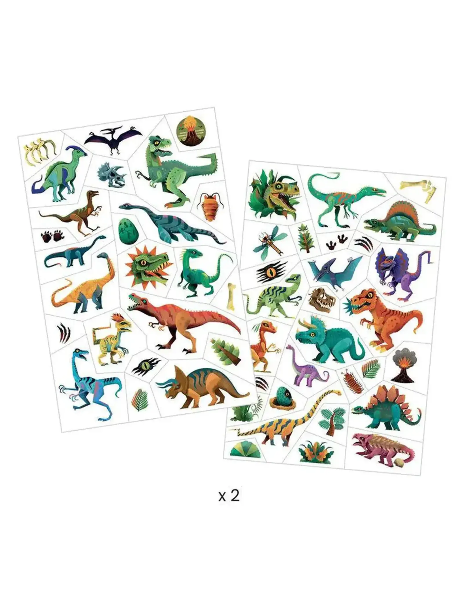 Avenir Tattoo Sticker Dino