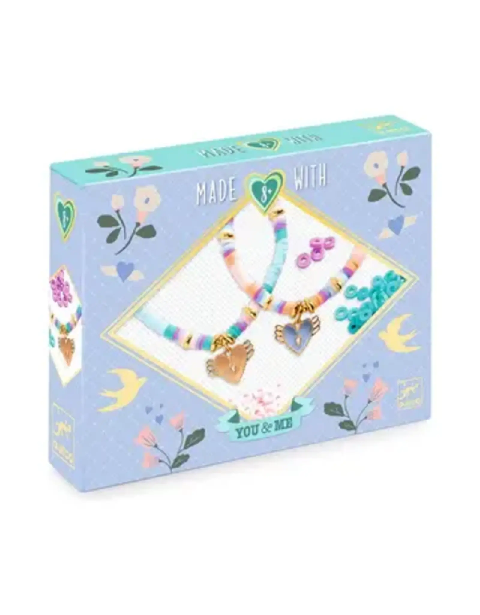 Djeco You & Me Heart Heishi Bracelet Kit