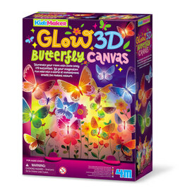 4M Glow 3D Butterfly Canvas