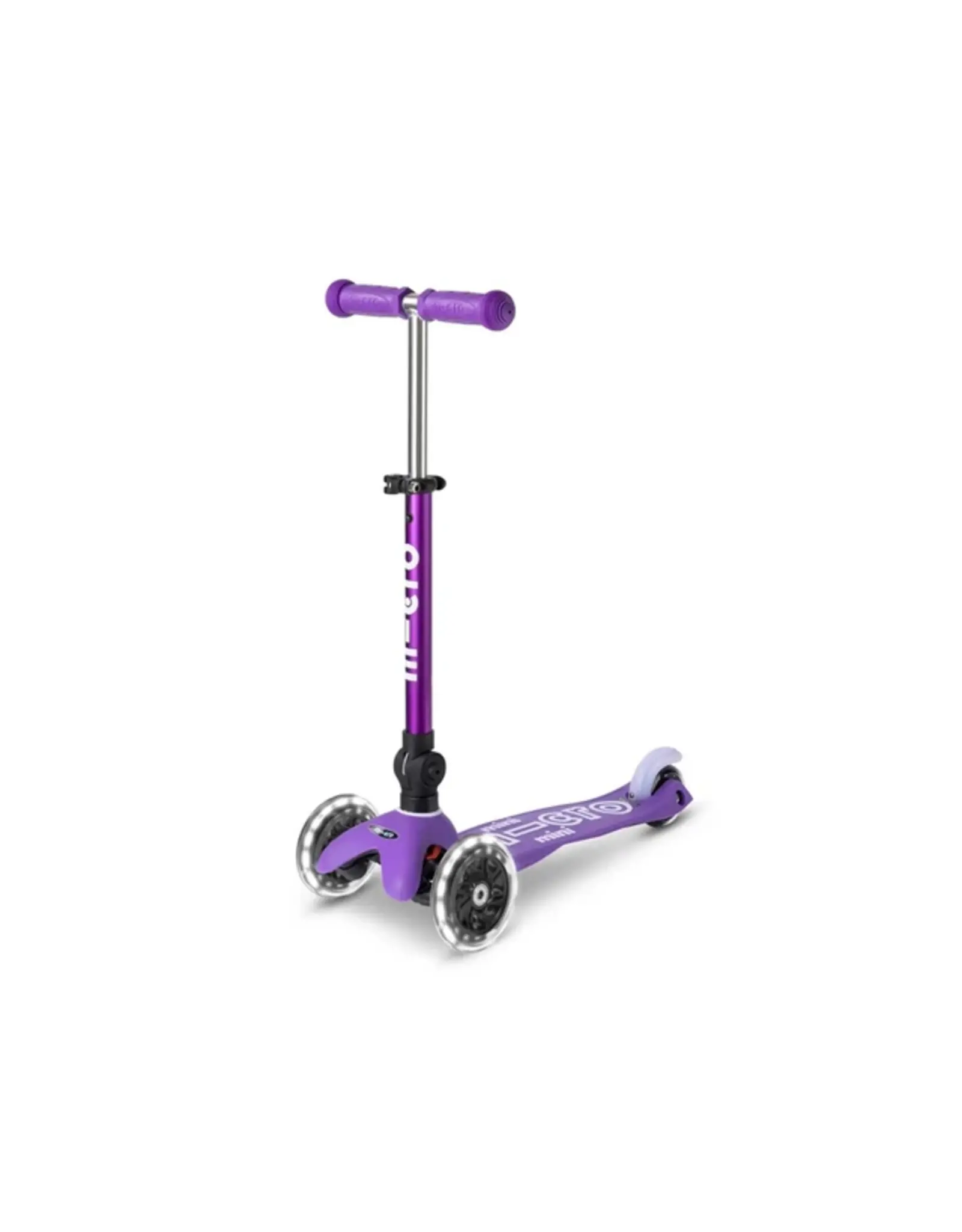 Micro Kickboard Micro Mini Foldable LED Scooter Purple