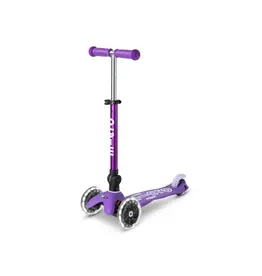 Micro Kickboard Micro Mini Foldable LED Scooter Purple